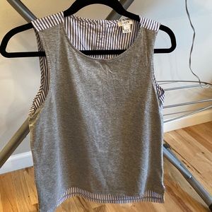 J. Crew button-back tank